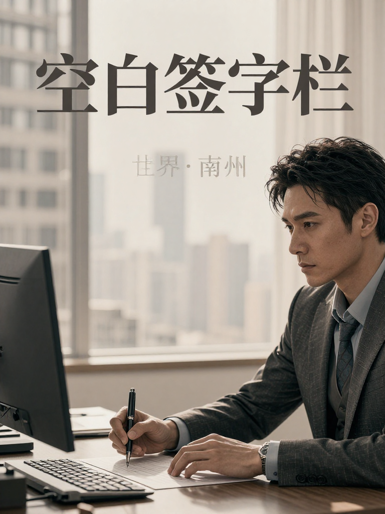 空白签字栏 cover