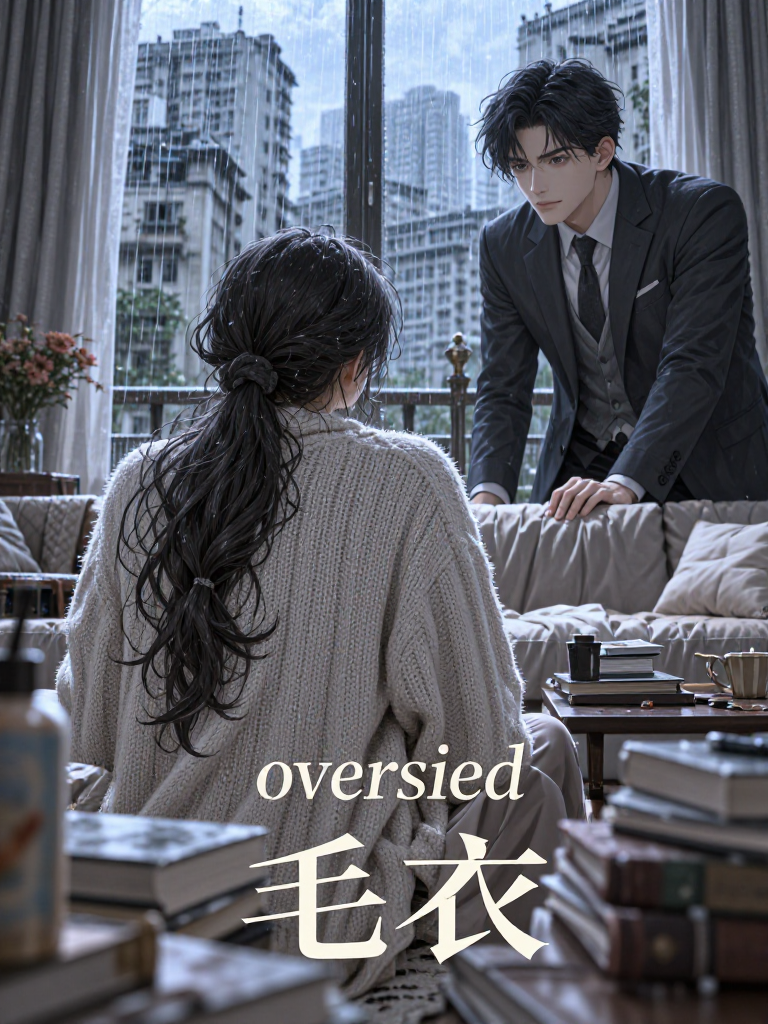 oversized 毛衣 cover